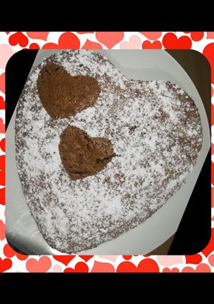 Foto principal de Bizcocho de zanahoria saludable para San Valentín