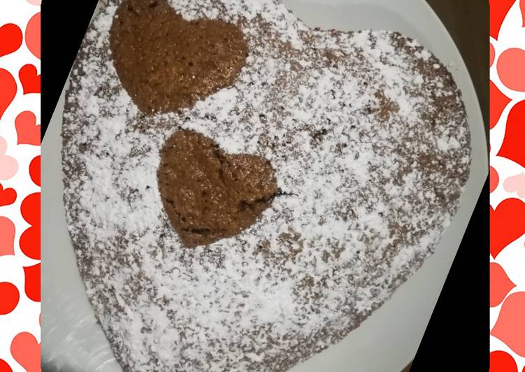 Bizcocho de zanahoria saludable para San Valentín