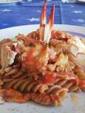 Fusilli Integrali con Granchio sfumato al Cognac