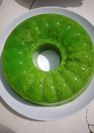Foto resep Puding lumut daun suji dan pandan