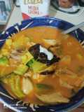 Sopa de tortilla con pollo y verduras dieta fit light