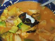 A picture of veggie broth