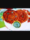 Tasty crisp soft Laccha Paratha with kasuri methi and sesame seeds