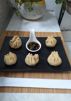 Una foto de Baozi o dumplings