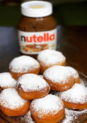 Une photo de 🍫Beignet au nutella🍫
