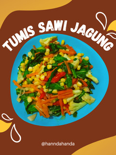 Foto resep Tumis Sawi Jagung