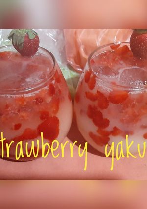 Foto resep Strawberry yakult