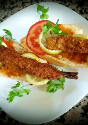 Une photo de Les tartines aux sardines, tomate, citron