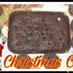 A picture of Christmas cake.
