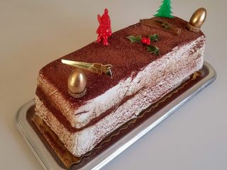 Bûche façon tiramisu (vegan)