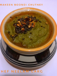 नमकीन बूंदी चटनी (namkeen boondi chutney recipe in Hindi) रेसिपी मुख्य फोटो