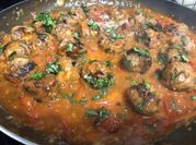 A picture of ground steak meatballs