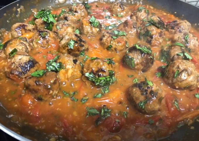 Spicy meatballs