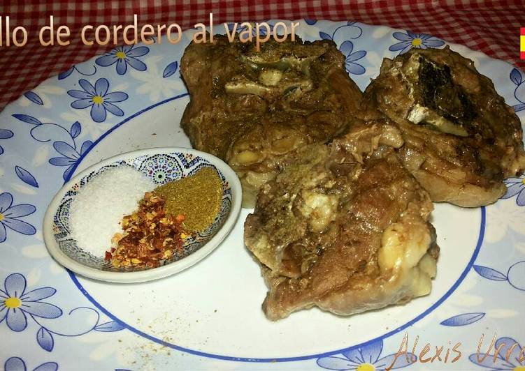 Cuello de cordero al vapor