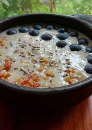 Una foto de Smoothie bowl cumpleañero