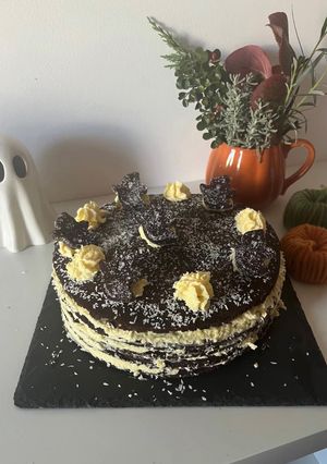 🥥Kókuszos kekszes torta (sütés nélkül) recept fotója
