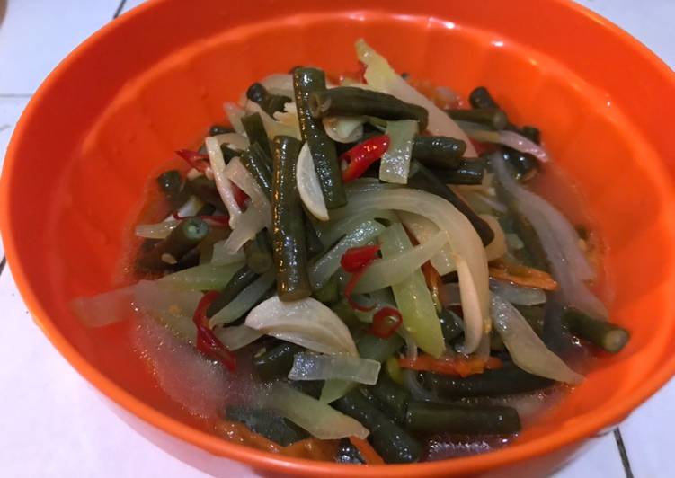 Resep Tumis Pedas Kacang Panjang Labu yang Enak