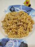 Garlic Butter Spiral Macaroni