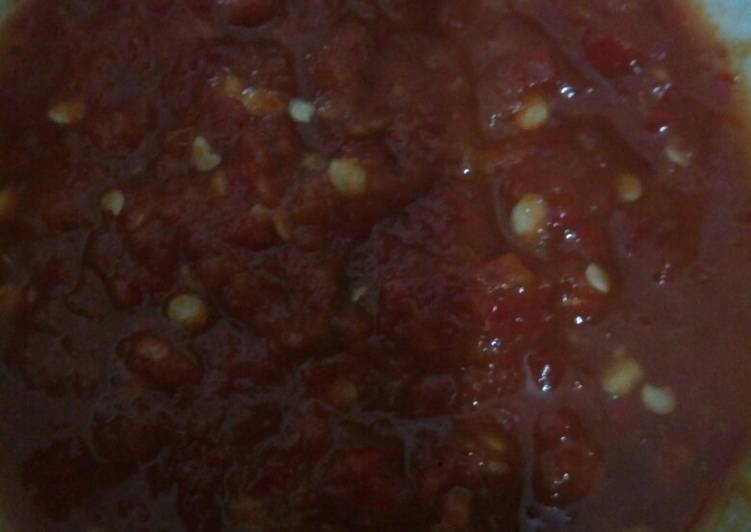 Easiest Way to Make Homemade Red chilli chutney