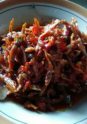 Foto resep Sambal teri anyep