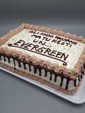 Torta di compleanno con base chiffon cake