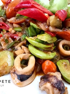 Foto resep Tumis cumi pete