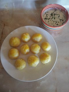 Una foto de Papas duquesas