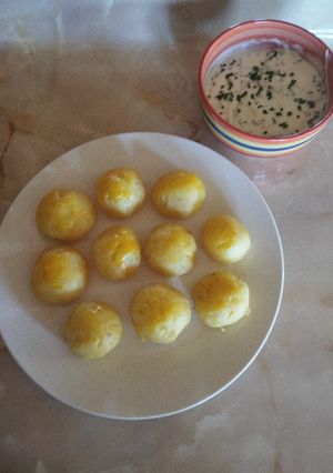 Una foto de Papas duquesas