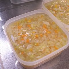 A picture of Mixed vegetable soup.
