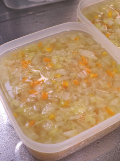 A picture of Mixed vegetable soup.