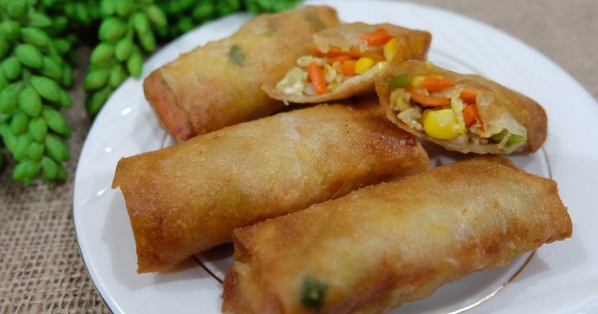 Resep Lumpia Isi Jagung Wortel Kubis Oleh Seruni Puspa Indah Cookpad