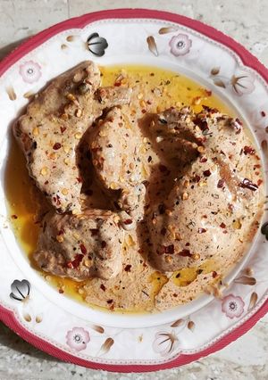 A picture of Chicken malai tikka.