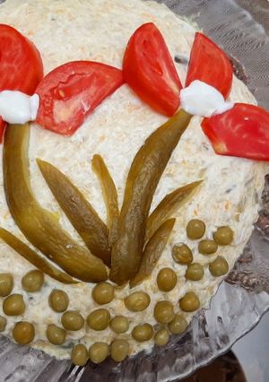 عکسی از دستور سالاد الویه😋🥖😋