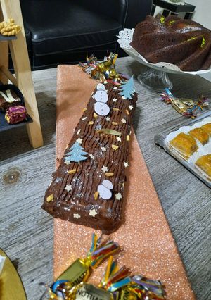 Une photo de Bûche au chocolat