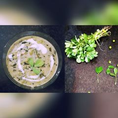 A picture of Methi Matar Malai.