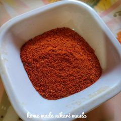 A picture of Homemade nihari masala.