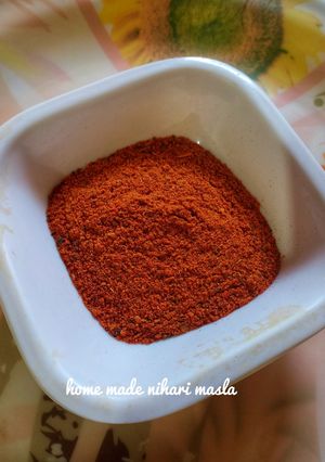 A picture of Homemade nihari masala.