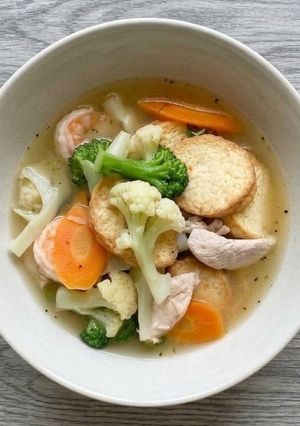 Foto resep Sapo Tofu Ayam Udang