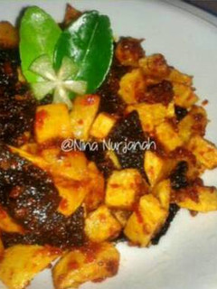 Foto resep Dendeng balado kentang