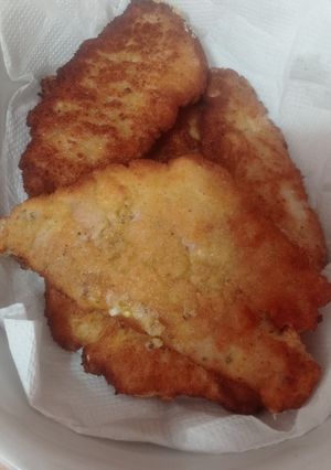 Una foto de Pescado apanado