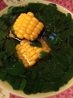 Foto resep Sayur bening daun kelor jagung manis