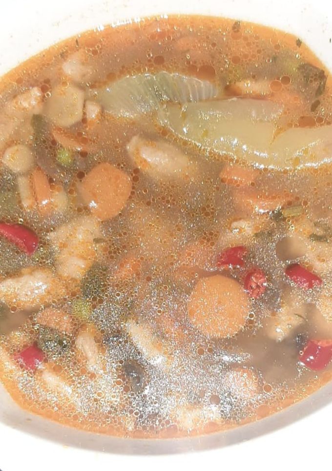 Anyukám zöldborsós gombalevese 🥰 recept fotója