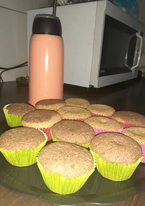 Una foto de Muffins de harina integral