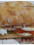 Vegetable and Tuna Sandwich