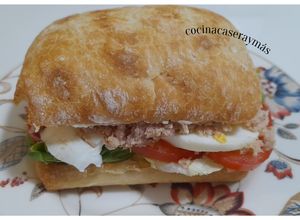 Foto principal de Bocadillo vegetal con atún