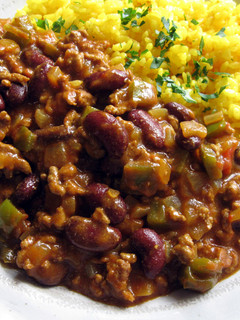 A picture of Curry Chilli Con Carne.
