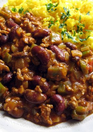 A picture of Curry Chilli Con Carne.