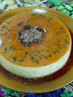 Una foto de Mi Flan de chocolate blanco y Oreo!!