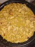Trozos de pollo al curry