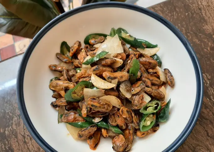 Kerang Kupas Cabai Hijau